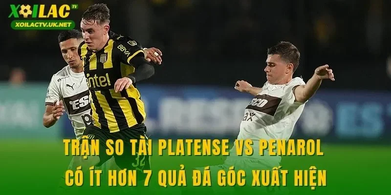 Trận so tài Platense vs Penarol có ít hơn 7 quả đá góc xuất hiện