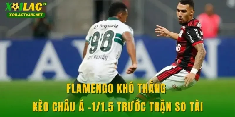 Flamengo khó thắng kèo châu Á -1/1.5 trước trận so tài