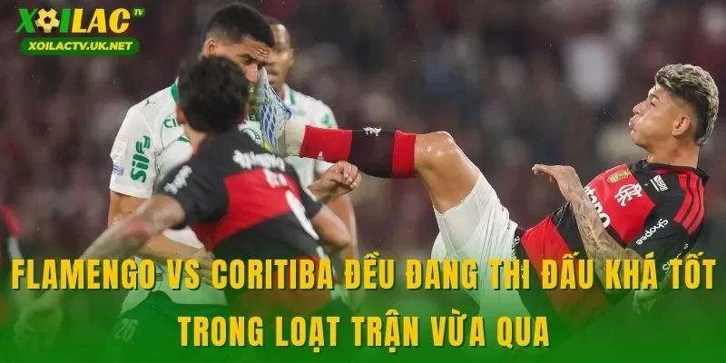 Flamengo vs Coritiba đều đang thi đấu khá tốt trong loạt trận vừa qua