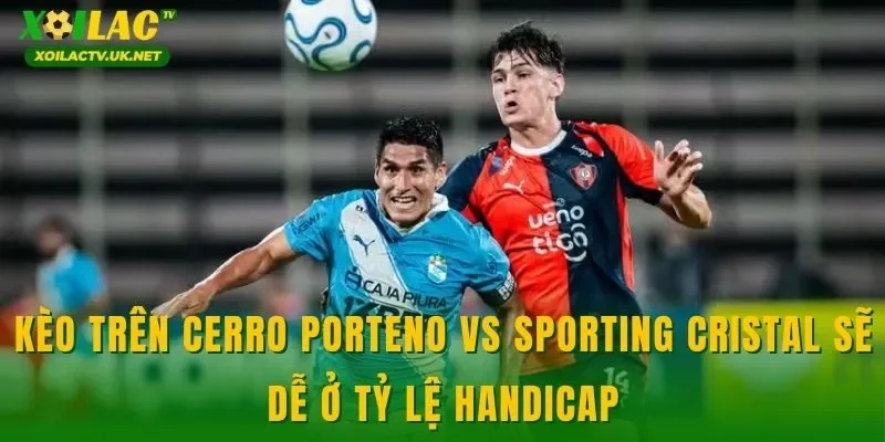 Kèo trên Cerro Porteno vs Sporting Cristal sẽ dễ ở tỷ lệ handicap