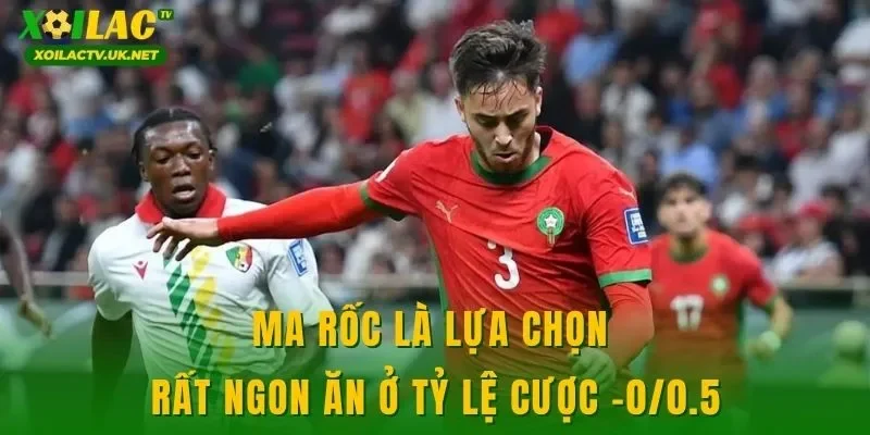 Ma Rốc là lựa chọn rất ngon ăn ở tỷ lệ cược -0/0.5