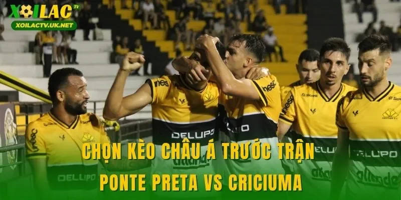 Chọn kèo châu Á trước trận Ponte Preta vs Criciuma