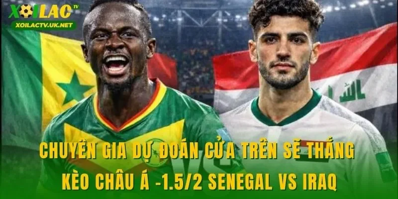 Chuyên gia dự đoán cửa trên sẽ thắng kèo châu Á -1.5/2 Senegal vs Iraq