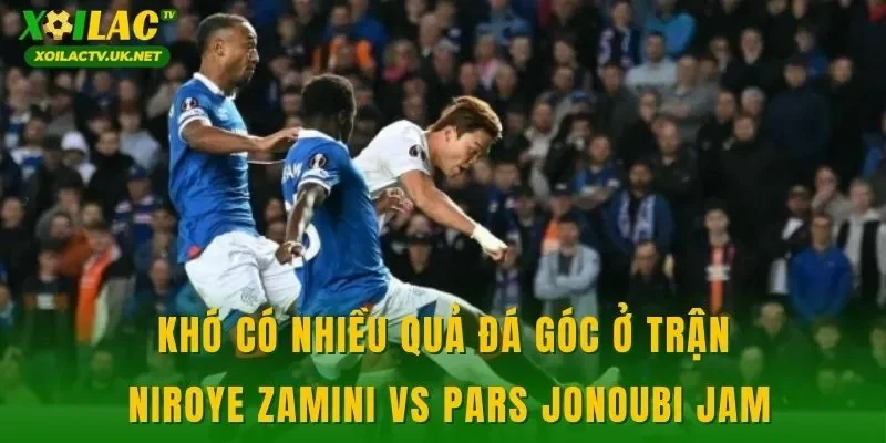 Khó có nhiều quả đá góc ở trận Niroye Zamini vs Pars Jonoubi Jam