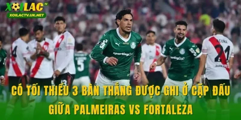 Có tối thiểu 3 bàn thắng được ghi ở cặp đấu giữa Palmeiras vs Fortaleza