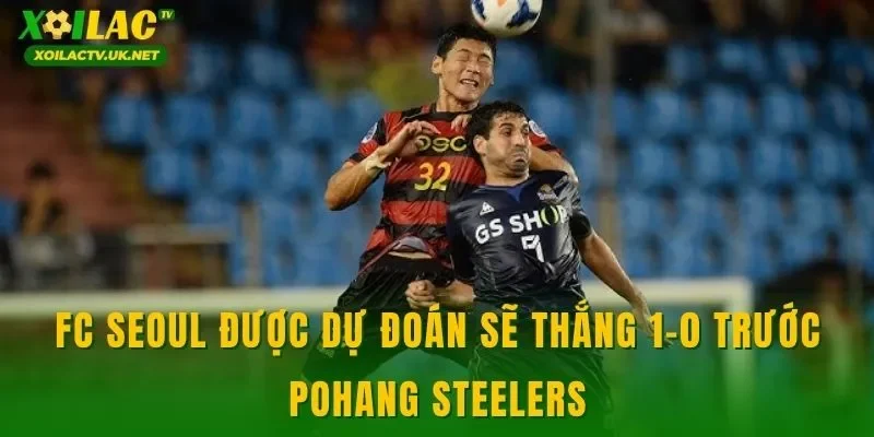 FC Seoul được dự đoán sẽ thắng 1-0 trước Pohang Steelers